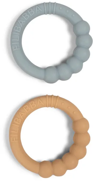 Silikonbitring Odontofys 2-pack - siltgrön