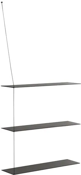 Woud Stedge Extra Hylla Svart Ek 80 Cm